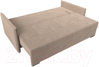 Диван Лига Диванов Сайгон 348 (велюр бежевый)