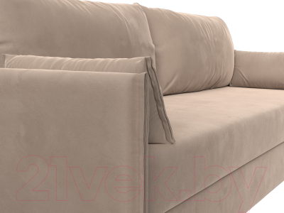 Диван Лига Диванов Сайгон 348 (велюр бежевый)