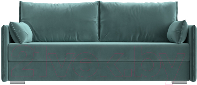 Диван Лига Диванов Сайгон 348 (велюр бирюзовый)