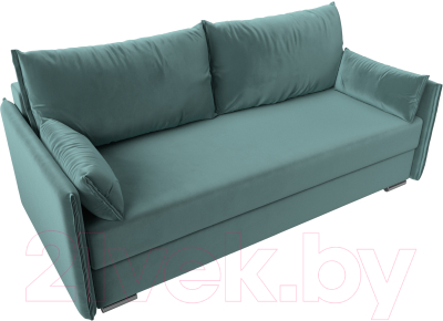 Диван Лига Диванов Сайгон 348 (велюр бирюзовый)