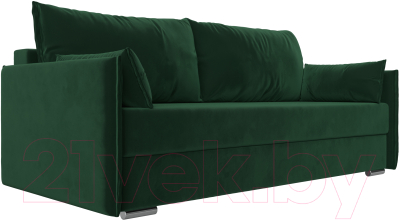 Диван Лига Диванов Сайгон 348 (велюр зеленый) - фото