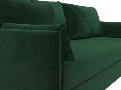 Диван Лига Диванов Сайгон 348 (велюр зеленый)