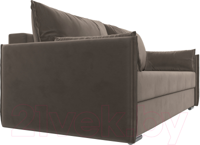 Диван Лига Диванов Сайгон 348 (велюр коричневый)