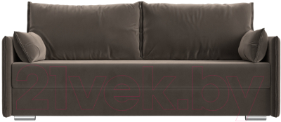 Диван Лига Диванов Сайгон 348 (велюр коричневый)