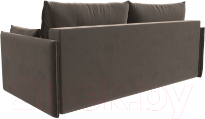 Диван Лига Диванов Сайгон 348 (велюр коричневый)
