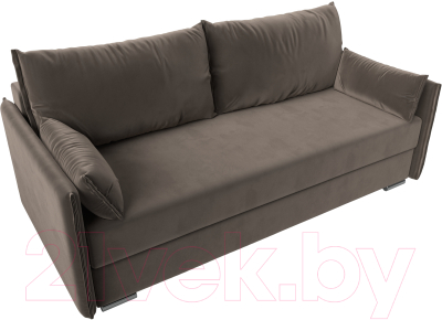 Диван Лига Диванов Сайгон 348 (велюр коричневый)