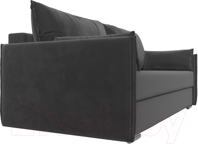 Диван Лига Диванов Сайгон 348 (велюр серый)