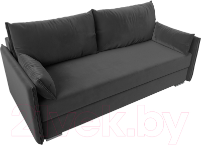 Диван Лига Диванов Сайгон 348 (велюр серый)