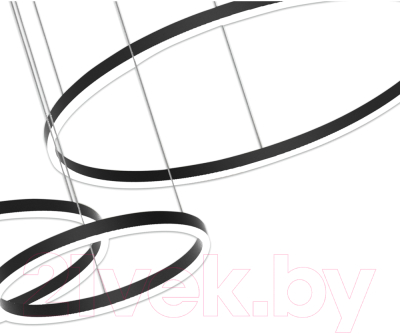 Люстра Kinklight Тор 08223.19PA(3000K) (черный)