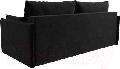 Диван Лига Диванов Сайгон 348 (велюр черный)
