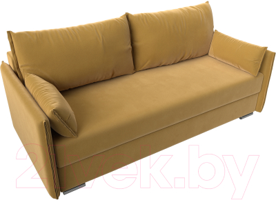 Диван Лига Диванов Сайгон 348 (микровельвет желтый)