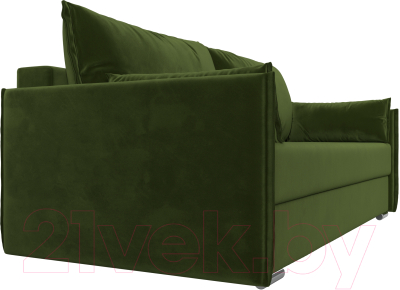 Диван Лига Диванов Сайгон 348 (микровельвет зеленый)
