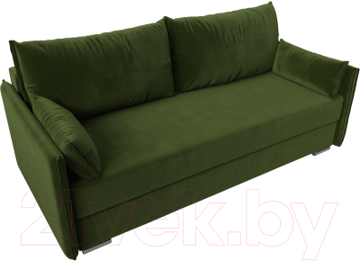 Диван Лига Диванов Сайгон 348 (микровельвет зеленый)