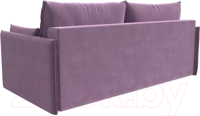 Диван Лига Диванов Сайгон 348 (микровельвет сиреневый)
