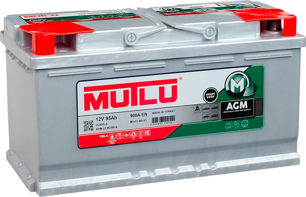 Автомобильный аккумулятор Mutlu AGML595090A - фото