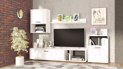 Стенка НК Мебель Rock / 71295603 (белый)