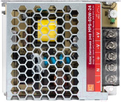 Блок питания на DIN-рейку КС MPS-50W-24V - фото