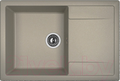 Мойка кухонная Dr. Gans Smart Оливия 74 / 25.150.C0740.404 (везувий) - фото