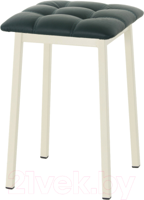 Табурет AMC Comfort 7К3.9 (кожзам зеленый/слоновая кость) - фото