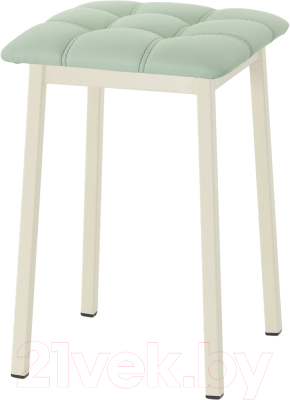 Табурет AMC Comfort 7К3.10 (кожзам мятный/слоновая кость) - фото
