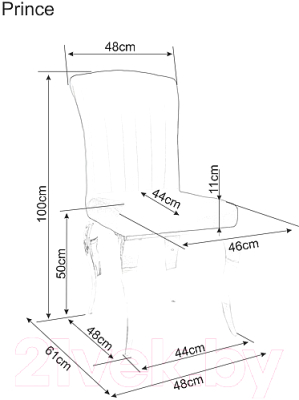 Стул Signal Prince Velvet Tap. 186
