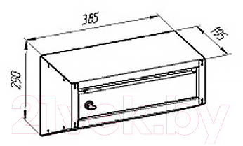 Почтовый ящик Metos М-S-1