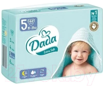 Подгузники детские Dada Extra Soft Junior 5 - фото