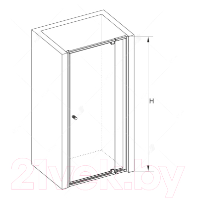 Душевая дверь RGW PA-02-B / 41080208-14