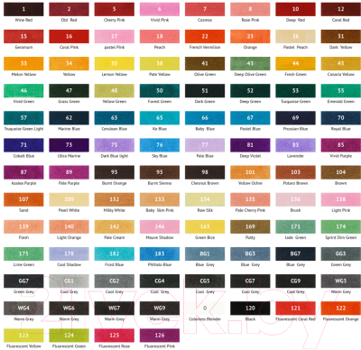 Набор маркеров Meshu Двусторонние / MS_53455