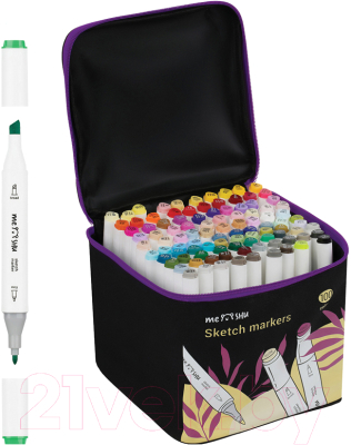 Набор маркеров Meshu Двусторонние / MS_53455