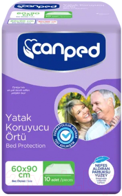 Набор пеленок одноразовых впитывающих Canped Underpads Fluff - фото