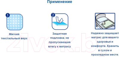 Набор пеленок одноразовых впитывающих Canped Underpads Fluff