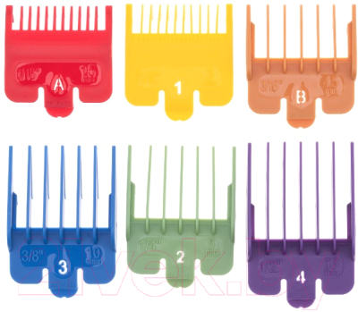 Набор насадок к машинке для стрижки волос Dewal Neon / N-081 - фото