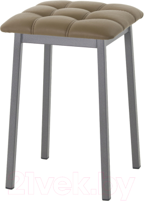 Табурет AMC Comfort 7К4.4 (кожзам какао/графит) - фото