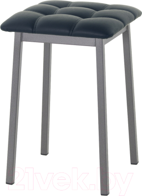 Табурет AMC Comfort 7К4.16 (кожзам антрацит/графит) - фото