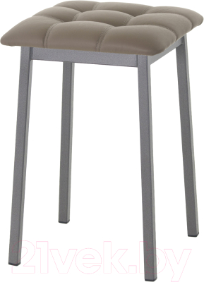 Табурет AMC Comfort 7К4.17 (кожзам капучино/графит) - фото