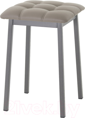 Табурет AMC Comfort 7К4.18 (кожзам латте/графит) - фото