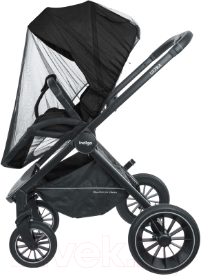 Детская универсальная коляска INDIGO Ultra 2 в 1 (черный)