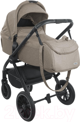 Детская универсальная коляска INDIGO Ultra 3 в 1 (бежевый) - фото