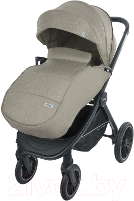 Детская универсальная коляска INDIGO Ultra 3 в 1 (бежевый)