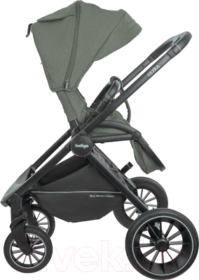 Детская универсальная коляска INDIGO Ultra 3 в 1 (зеленый)