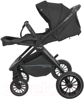 Детская универсальная коляска INDIGO Ultra 3 в 1 (черный)
