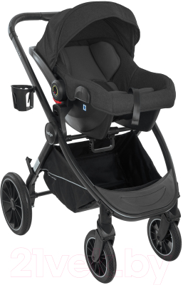 Детская универсальная коляска INDIGO Ultra 3 в 1 (черный)