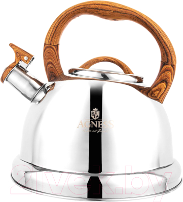 Чайник со свистком Agness 937-032 - фото