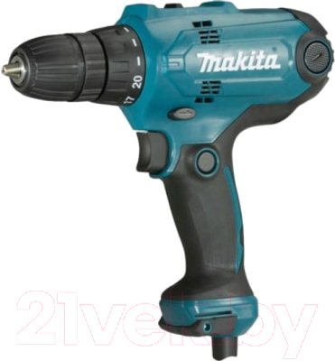 Профессиональная дрель-шуруповерт Makita DF 0300 + Набор бит / DF0300X2 - фото