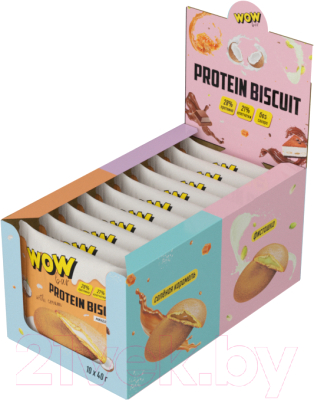 Протеиновое печенье Prime Kraft Wowbar Protein Biscuit - фото