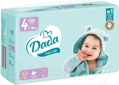 Подгузники детские Dada Extra Soft Maxi 4