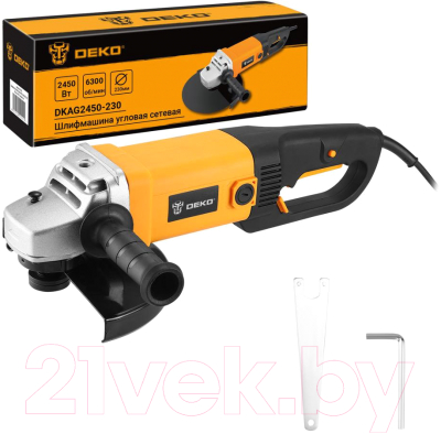 Угловая шлифовальная машина Deko DKAG2450-230 / 063-4328