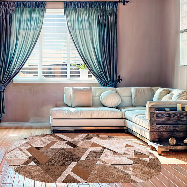 Ковер Белка Лайла Де Люкс Овал 15880 10842