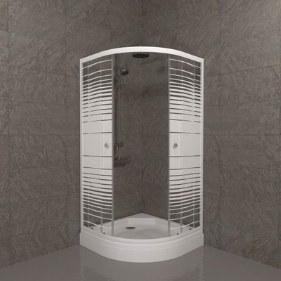 Душевой уголок Triton Стандарт А 90x90 (полосы)